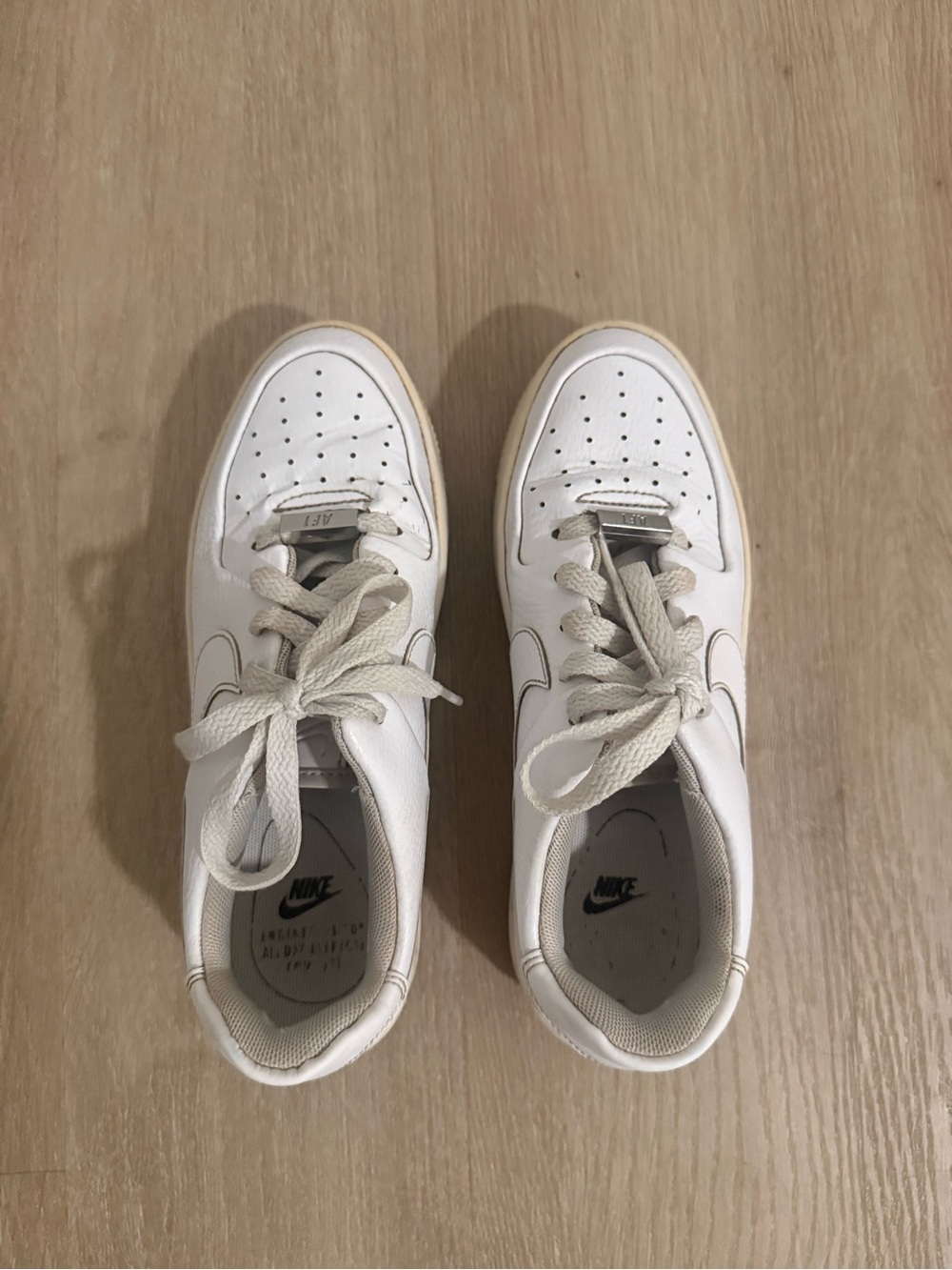 Nike White Air Force One Sage size 6.5
